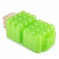12 x Coquetiers en plastique avec anse, citron vert, 19,5 x 18 x 7 cm