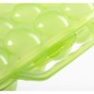 12 x Plastic egg cups with handle, lime, 19.5 x 18 x 7 cm 12 x Plastic egg cups with handle, lime, 19.5 x 18 x 7 cm