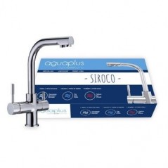Torneira de 3 vias para equipamento de osmose reversa de água fria/quente, conexão de rosca fêmea de 3/8", pressão máxima de 6 b