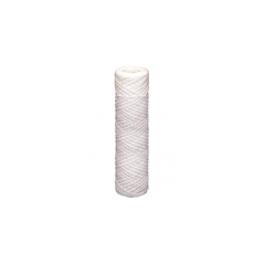 Thread sediment filter, with a filtration level of 15-50 um, retains particles larger than 50 microns
