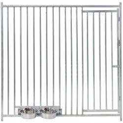 Façade pour Box avec mangeoire pour chien