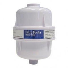 Filtre de douche à charbon actif et filtration KFD, raccords 1/2'', pression maximale 6 bars