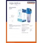 Vaso contenedor para filtros de 10" | Conexión reforzada de latón | Presión máxima 6 bares | Sedimento | Polifosfato