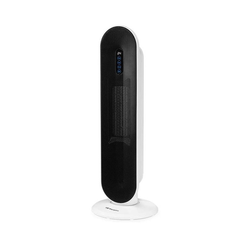 Aquecedor de torre de cerâmica Orbegozo 2000W, 2 configurações de aquecimento, temporizador de 24 horas, controle remoto Aquecedor de torre de cerâmica Orbegozo 2000W, 2 configurações de aquecimento, temporizador de 24 horas, controle remoto