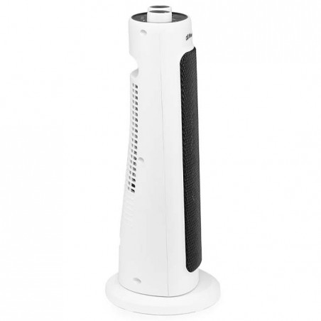Aquecedor de torre de cerâmica Orbegozo, potência máxima de 2000 W, função de ventilador.
