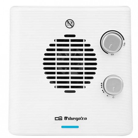 Riscaldatore orizzontale Orbegozo da 2000 W, calore istantaneo, modalità ventola [Color Blanco]