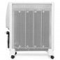Orbegozo 2000 W MICA radiator, Digital adjustment temperature from 18 to 30°C, WIFI connection via APP. Orbegozo 2000 W MICA radiator, Digital adjustment temperature from 18 to 30°C, WIFI connection via APP.