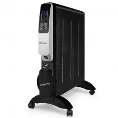 Orbegozo 2000 W MICA-Heizkörper, digitale Temperatureinstellung von 18 bis 30 °C, WIFI-Verbindung über APP [Schwarze Farbe]	