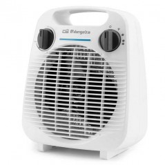 Orbegozo Kompakter Heizlüfter 2000 W, Sofortwärme, Ventilatormodus [Weiß]