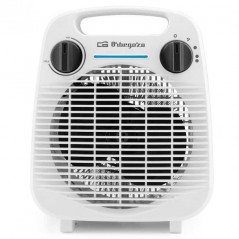 Chauffage soufflant compact 2000W Orbegozo FH 5041, chaleur instantanée, mode ventilateur, blanc