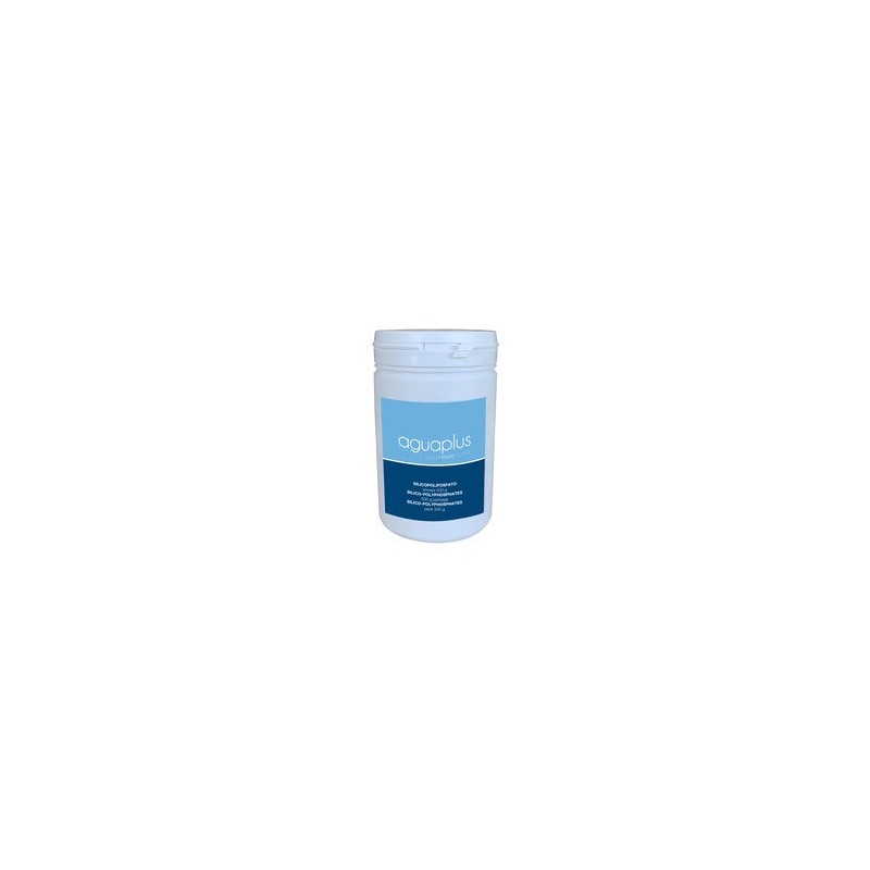 Silicophosphate stones. 500-gram replacement filter can. Prevents limescale buildup.