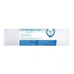 Pack 2 Vaso contenedor para filtros de 10" | Filtros de fibra 10" de 5 micras | Sedimento | Conexión reforzada de latón