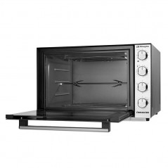 Horno de Convección y Rustidor 70 litros Orbegozo. Negro. Temperatura hasta 230ºC. Potencia: 2000 W.