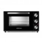 Forno elétrico de mesa de 38 litros, convecção de 2000 W, temporizador, seletor de temperatura, 56 x 32 x 44 cm, preto Forno elétrico de mesa de 38 litros, convecção de 2000 W, temporizador, seletor de temperatura, 56 x 32 x 44 cm, preto