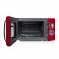 Vintage Red Microwave 700 W Orbegozo. 20 L capacity. 6 power levels. 30 minute timer. Vintage Red Microwave 700 W Orbegozo. 20 L capacity. 6 power levels. 30 minute timer.