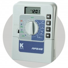 Automatisches 2-Zonen-Bewässerungsset (24 V) von KRain für 32-mm-Rohre | Inklusive Programmiergerät, Magnetventilen und Zubehör