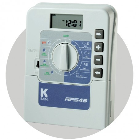 2-Zone 24V Automatic Irrigation Kit by KRain for 32mm Pipe | Includes Programmer, Solenoid Valves and Accessories