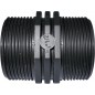 Pack 5 Machon roscado plastico 2''x2'' PN10, racores de compresion para roscar, doble rosca macho/macho