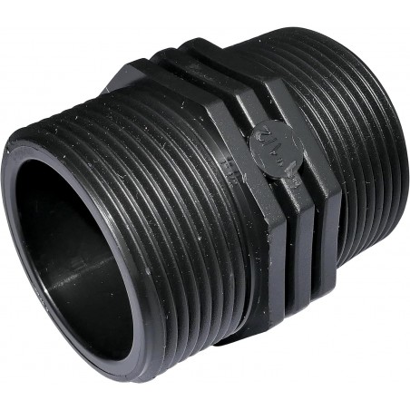 Confezione da 5 connettori filettati in plastica da 2''x2'', PN10, raccordi a compressione per filettatura, doppia filettatura m