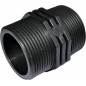 Pack 5 Machon roscado plastico 2''x2'' PN10, racores de compresion para roscar, doble rosca macho/macho