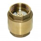 1" brass check valve. Prevents water flow from going backwards in irrigation pipes. 1" brass check valve. Prevents water flow from going backwards in irrigation pipes.