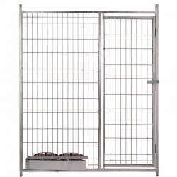 Frente para Boxes con comedero para perros