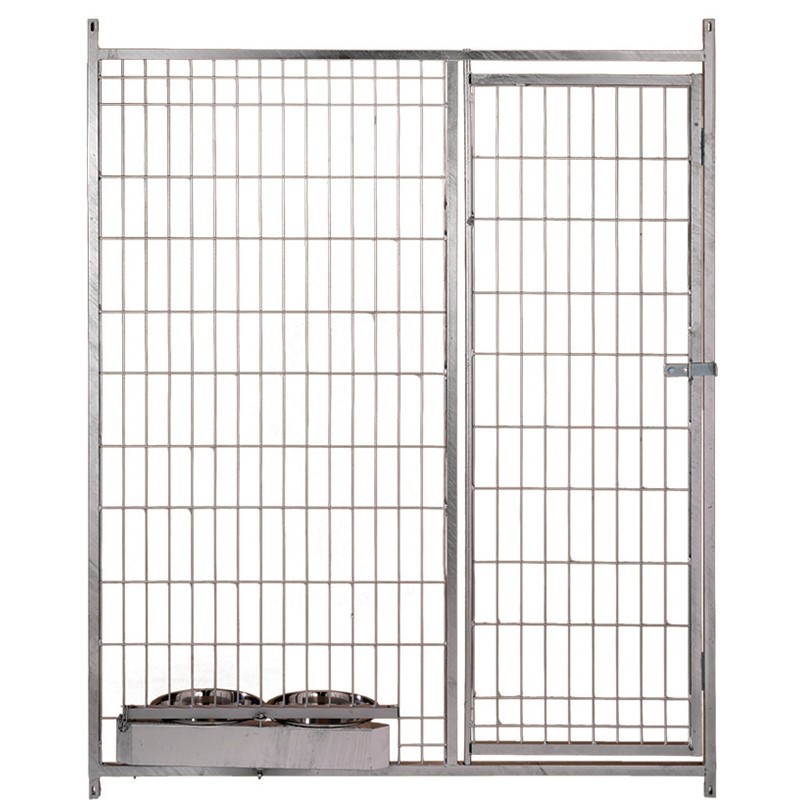 Façade pour Box avec mangeoire pour chien Façade pour Box avec mangeoire pour chien