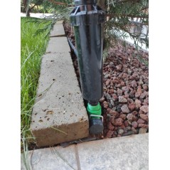 Plastic Sprinkler Spike Holder 1/2"-3/4" | Irrigation Support for Garden Sprinklers | 3/4" Side Thread