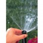 10 x Diffuseur d'arrosage Rain Bird US418 avec buse réglable 18VAN, portée 5,2 m, Tuyère d'irrigation hauteur de tige 10 cm