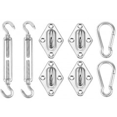 Accessories Square or rectangular sail awning