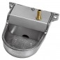 Bebedouro automático de alumínio para cães de pequeno porte, 12 x 16 x 6 cm | Saída vertical, Bebedouro para cães Bebedouro automático de alumínio para cães de pequeno porte, 12 x 16 x 6 cm | Saída vertical, Bebedouro para cães