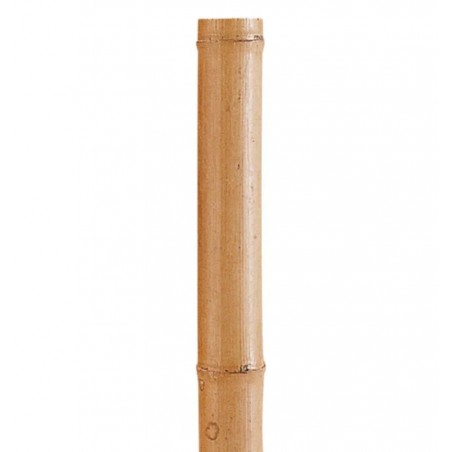 4 Stück Bambuspfählen Dekorativer 180 cm, 35/40 mm, runden Holzpfählen, Gartenpfählen, Raumtrennung