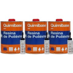 Polyester resin 3kg for repairs + peroxide catalyst