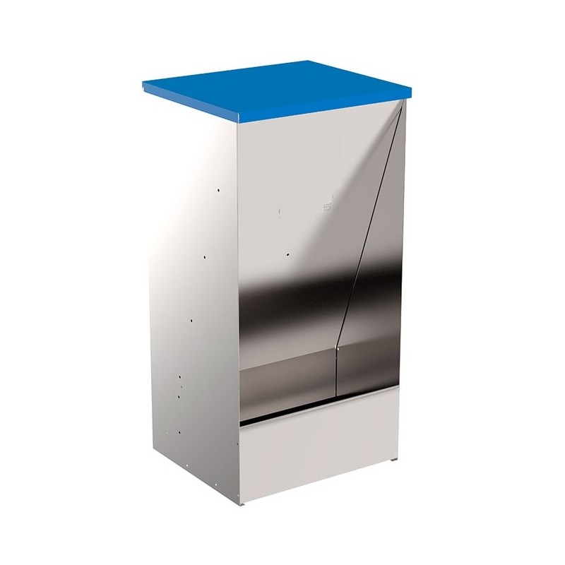 Futterautomat für Hunde, Katzen, Haustiere 50 Liter, verzinkter Selbstbedienungs-Futterautomat, 40x35x80 cm Futterautomat für Hunde, Katzen, Haustiere 50 Liter, verzinkter Selbstbedienungs-Futterautomat, 40x35x80 cm