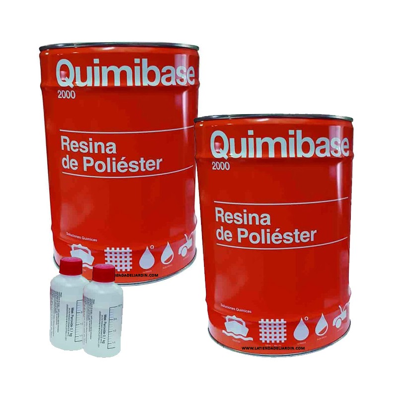 Resina poliestere da 10 kg per riparazioni + catalizzatore di perossido - Utile per riparazioni di auto, piscine, serbatoi, imba
