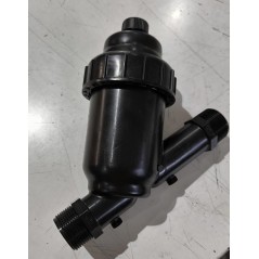 Filtro de riego con anillas discos 2'' para tubo de 63 mm. Tapón de drenaje incluido. Utilizado en instalaciones de riego