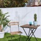 Canisse Synthétique PVC 1 x 5 m avec Cannes Entières blanche, Brise-Vue pour Jardins, Balcons et Clôtures