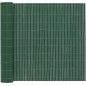 Canisse Synthétique PVC double 2 x 5 m avec Cannes Entières vert forcé, Brise-Vue pour Jardins, Balcons et Clôtures