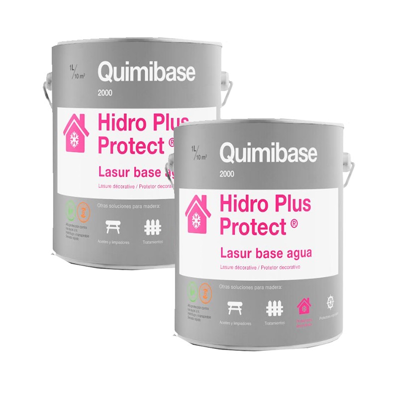 2er-Pack Holzschutzmittel für den Außenbereich auf Wasserbasis, farblos, matt, 750 ml. Schützt, dekoriert und verschönert alle H