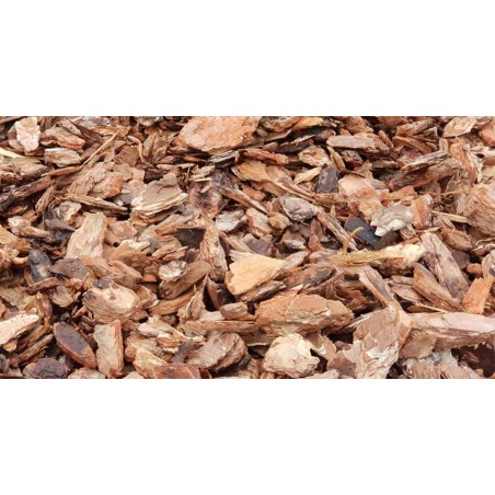 Substrat décoratif à base d'écorce de pin et de tourbe, 15 kg - 70 l, 25-45 mm