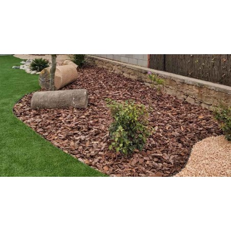 Substrato decorativo di corteccia di pino per piante e torba, 15 kg-70 l, 25-45 mm