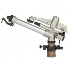 Sprinkler Metall-Bewässerungskanone 20 bis 43 Meter H2OMaster 2''. Einstellbarer Bewässerungswinkel. Arbeitsdruck 1,5 bis 5 bar
