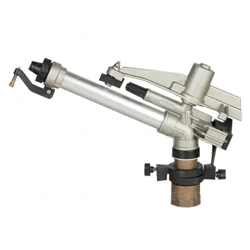 Cannone irrigatore in metallo da 20 a 43 metri H2OMaster 2''. Angolo di irrigazione regolabile. Pressione di esercizio da 1,5 a