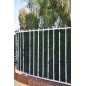 Siepe artificiale standard a foglia larga con 90 stecche. 1,5 x 3 metri. Oscuramento 85%