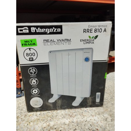 Orbegozo Emettitore Termico Basso Consumo 5 elementi. Potenza 800W. Telecomando. Display digitale LCD.
