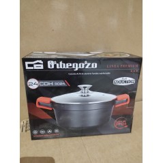  Deep cast aluminum saucepan Orbegozo FULL INDUCTION Ø 24cm.