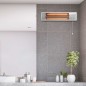 Radiateur infrarouge, Poêle de salle de bain 1200W Orbegozo BB5000. 2 barres de quartz. Interrupteur et sélection par poignée