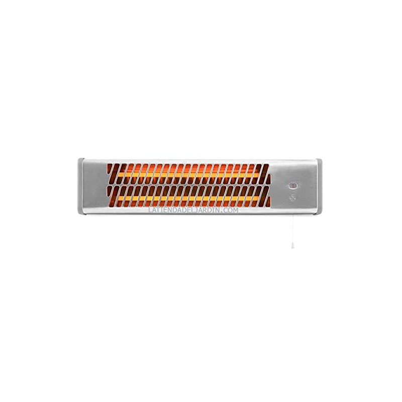 Quartz stove for Orbegozo bathroom. Maximum power: 1200 W. 2 quartz bars. Switch and selection by shooter. Quartz stove for Orbegozo bathroom. Maximum power: 1200 W. 2 quartz bars. Switch and selection by shooter.