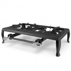 Orbegozo FO6200 stainless steel butane or propane gas stove, indoor and outdoor