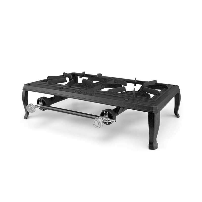 Orbegozo FO6200 stainless steel butane or propane gas stove, indoor and outdoor